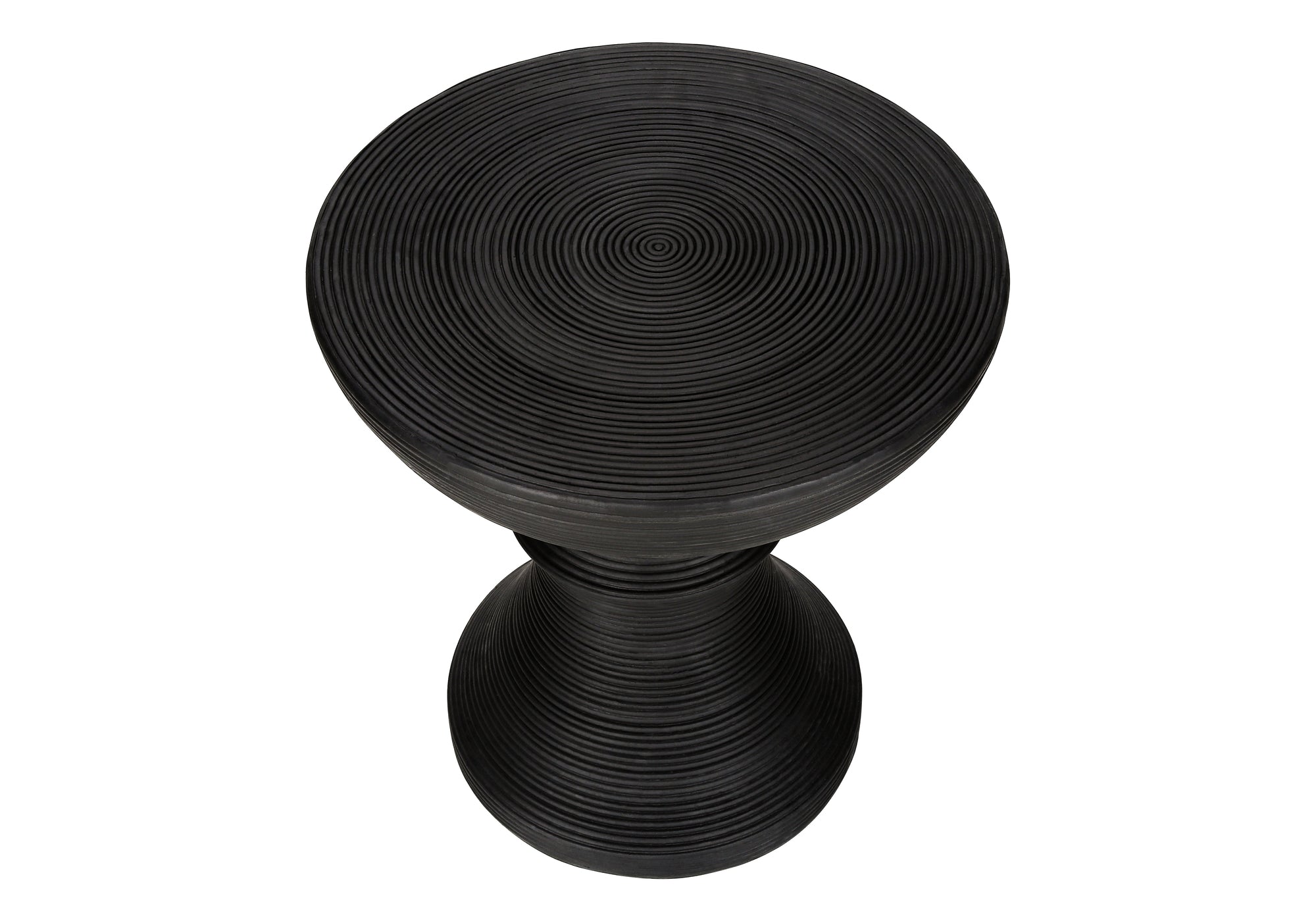 MN-C264146    Accent Table, 25"H, Indoor Or Outdoor, Side Table, End, Bedroom, Living Room, Nightstand, Round, Black, Contemporary, Modern
