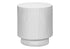 MN-Q314149    Accent Table, 25"H, Indoor Or Outdoor, Bedroom, End, Living Room, Nightstand, Round, Side Table, White, Contemporary, Modern