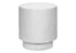 MN-Q314149    Accent Table, 25"H, Indoor Or Outdoor, Bedroom, End, Living Room, Nightstand, Round, Side Table, White, Contemporary, Modern