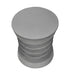 MN-Q354152    Accent Table, 25"H, Indoor Or Outdoor, Side Table, End, Bedroom, Living Room, Nightstand, Round, Grey, Contemporary, Modern