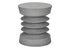 MN-Q354152    Accent Table, 25"H, Indoor Or Outdoor, Side Table, End, Bedroom, Living Room, Nightstand, Round, Grey, Contemporary, Modern