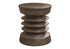 MN-Q354155    Accent Table, 25"H, Indoor Or Outdoor, Side Table, End, Bedroom, Living Room, Nightstand, Round, Walnut, Contemporary, Modern
