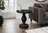 MN-E384162    Accent Table, 25"H, Indoor Or Outdoor, Bedroom, End, Living Room, Nightstand, Round, Side Table, Black, Transitional
