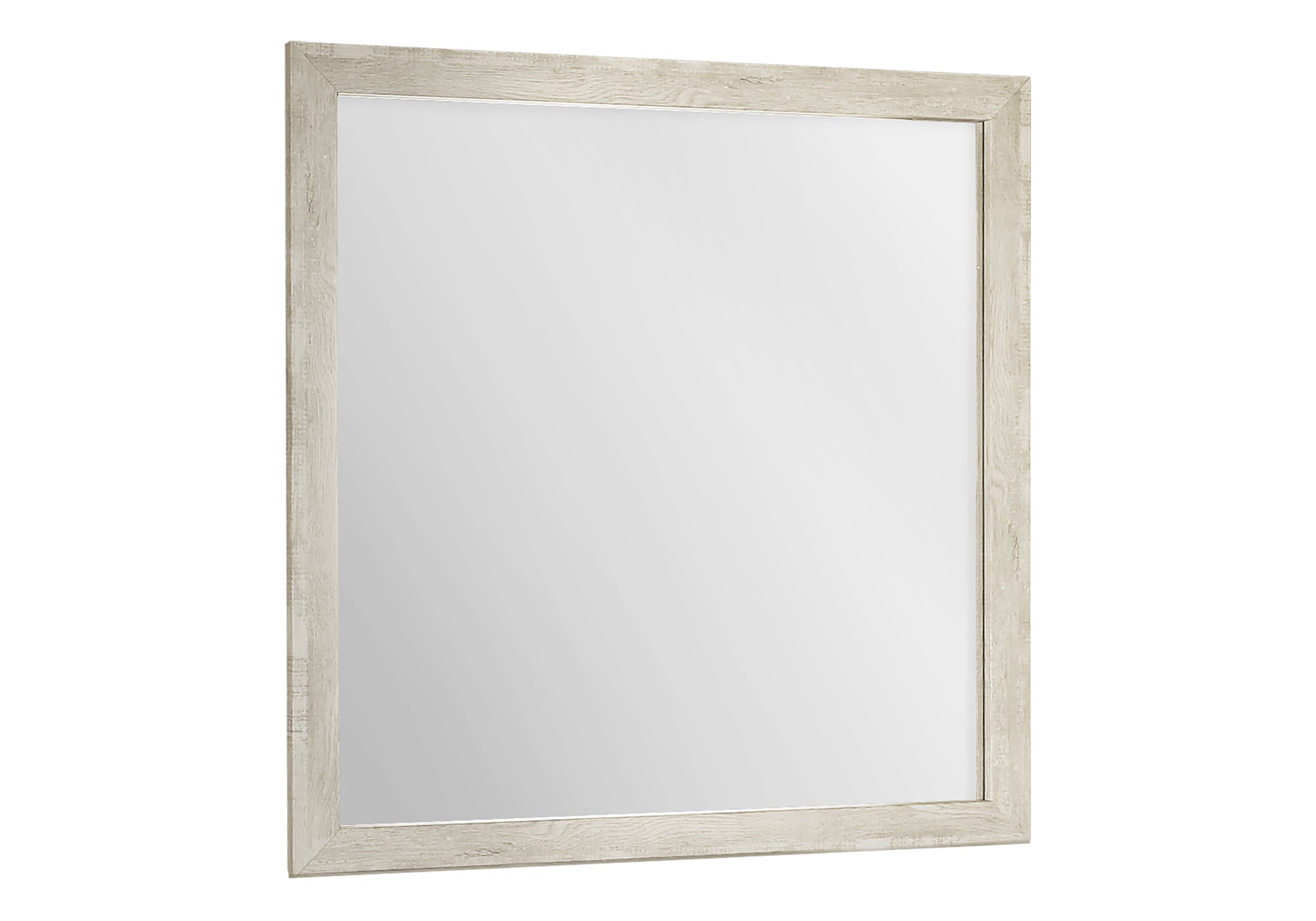 MN-185202    Bedroom Set, Wall Mirror, Bleached Oak, Contemporary, Modern