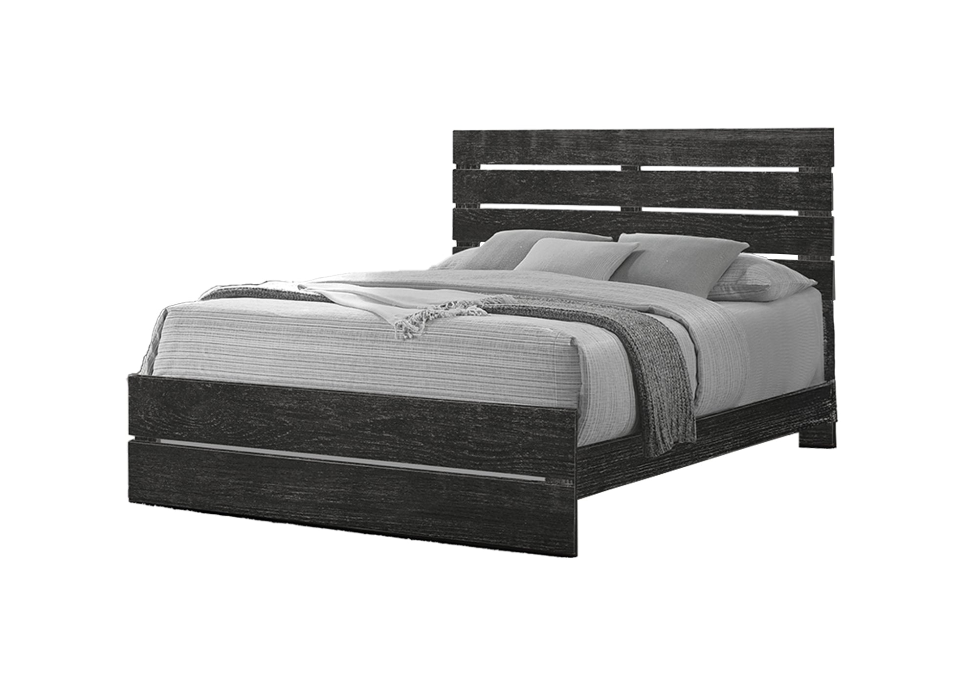 MN-215205Q    Bedroom Set, Queen Size Bed, Graphite Grey, Contemporary, Modern