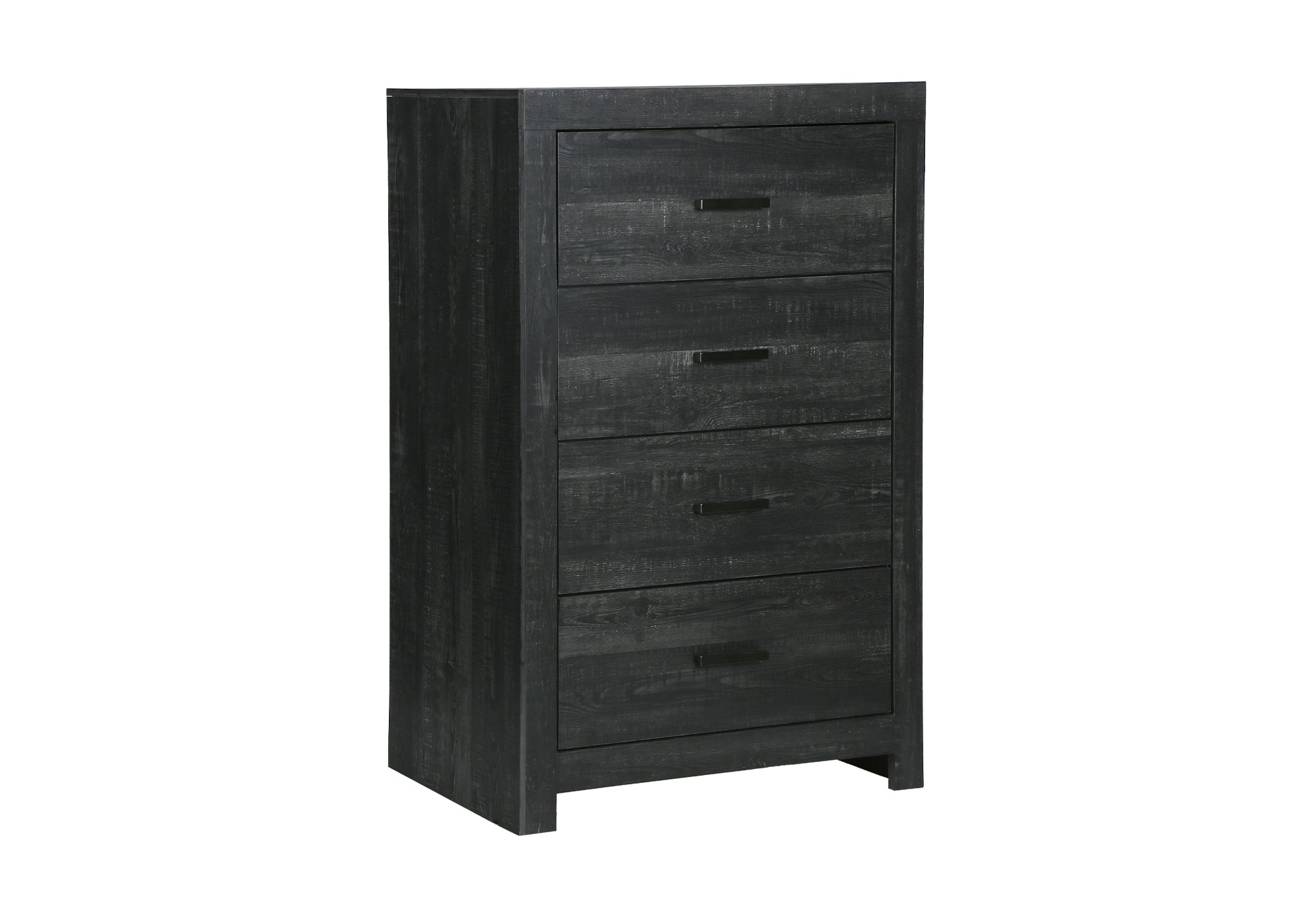 MN-255209    Bedroom Set, 4 Drawer Chest, Graphite Grey, Contemporary, Modern