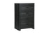 MN-255209    Bedroom Set, 4 Drawer Chest, Graphite Grey, Contemporary, Modern