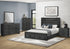 MN-315217Q    Bedroom Set, Queen Size Bed, Graphite Grey, Contemporary, Modern