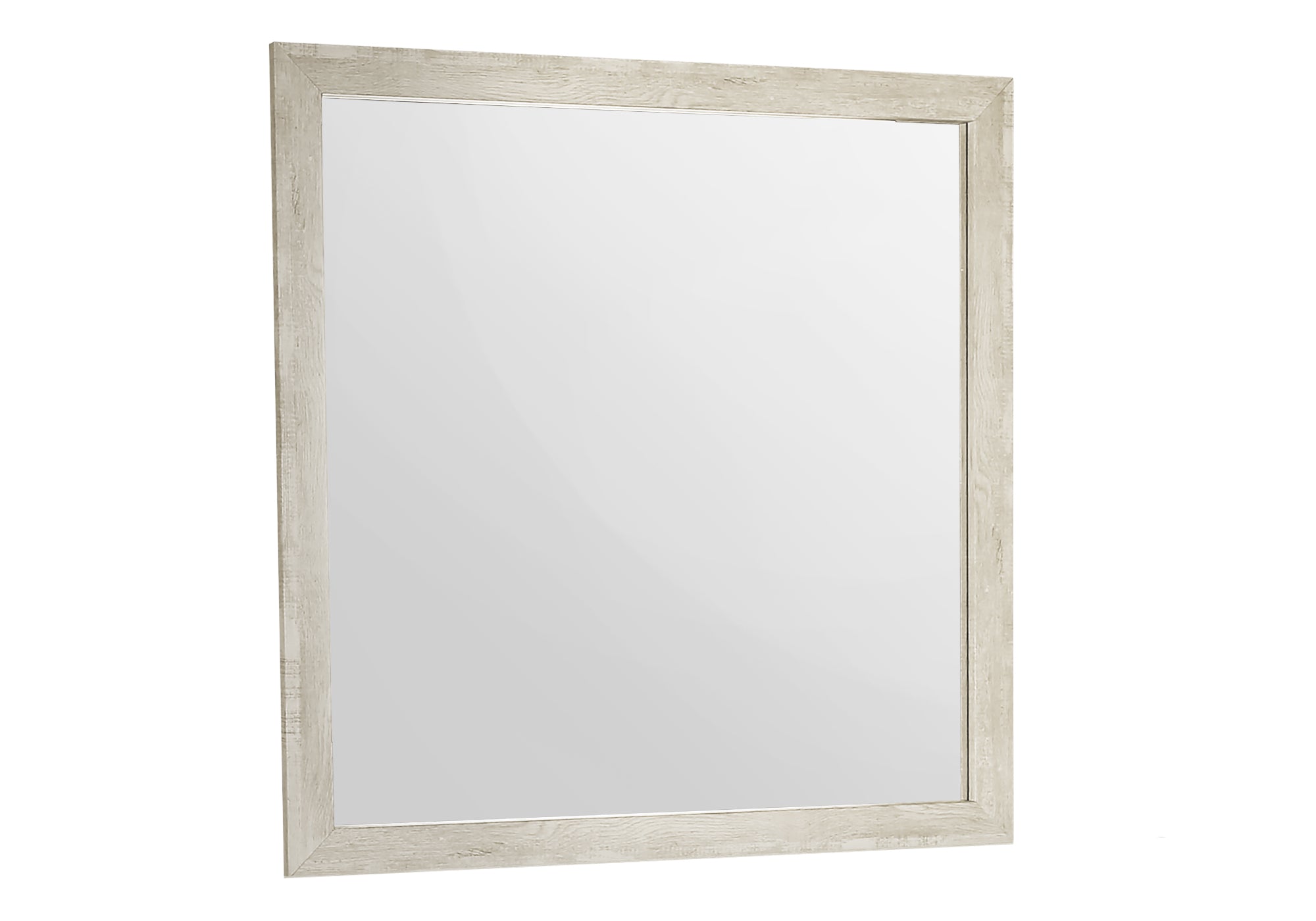 MN-345222    Bedroom Set, Wall Mirror, Bleached Oak, Contemporary, Modern