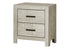 MN-355223    Bedroom Set, Two Drawer Nightstand, Bleached Oak, Contemporary, Modern