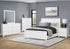 MN-505225Q    Bedroom Set, Queen Size Bed, White Wood Grain, Contemporary, Modern