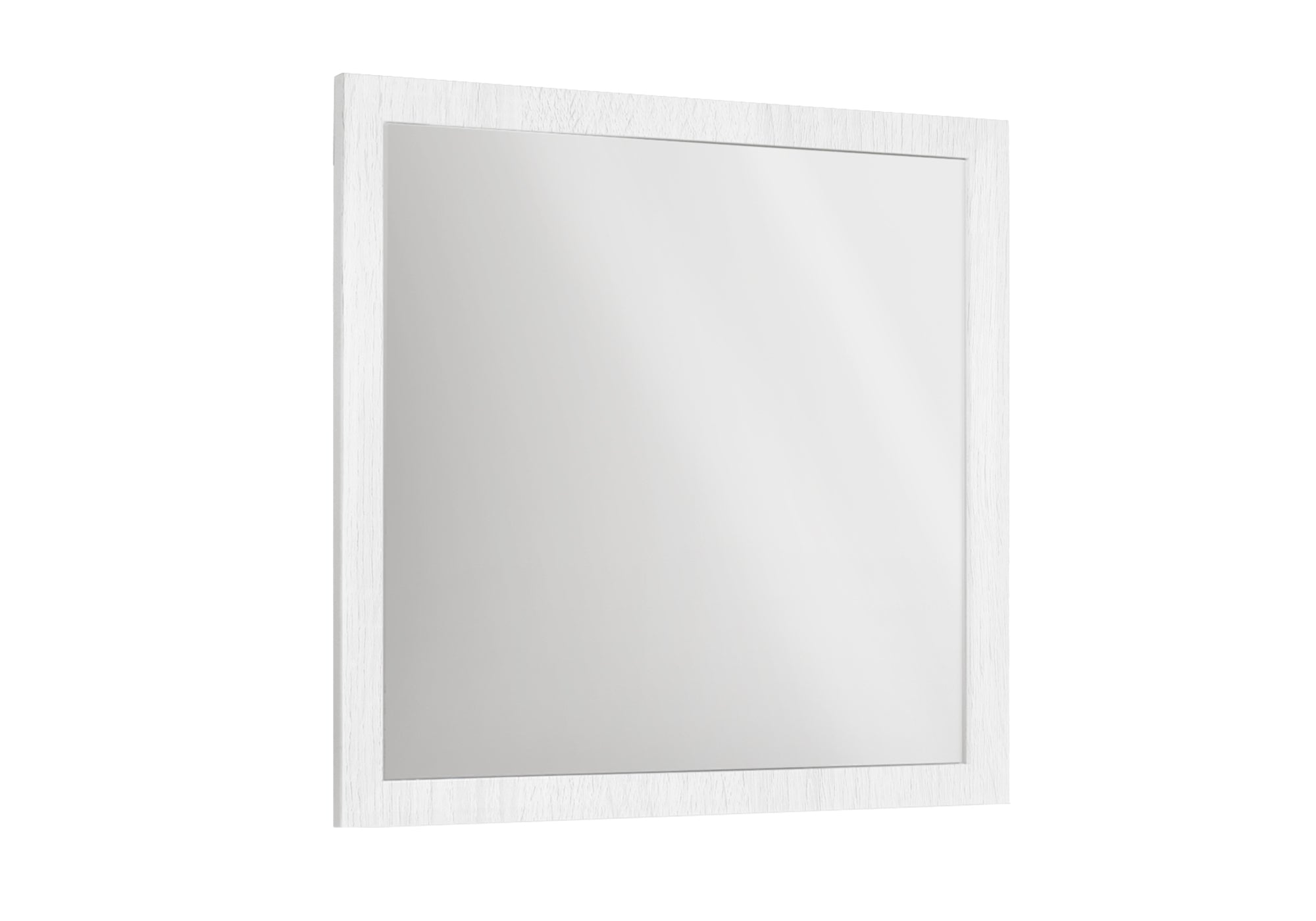 MN-525227    Bedroom Set, Wall Mirror, White Wood Grain, Contemporary, Modern