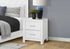 MN-535228    Bedroom Set, Two Drawer Nightstand, White Wood Grain, Contemporary, Modern