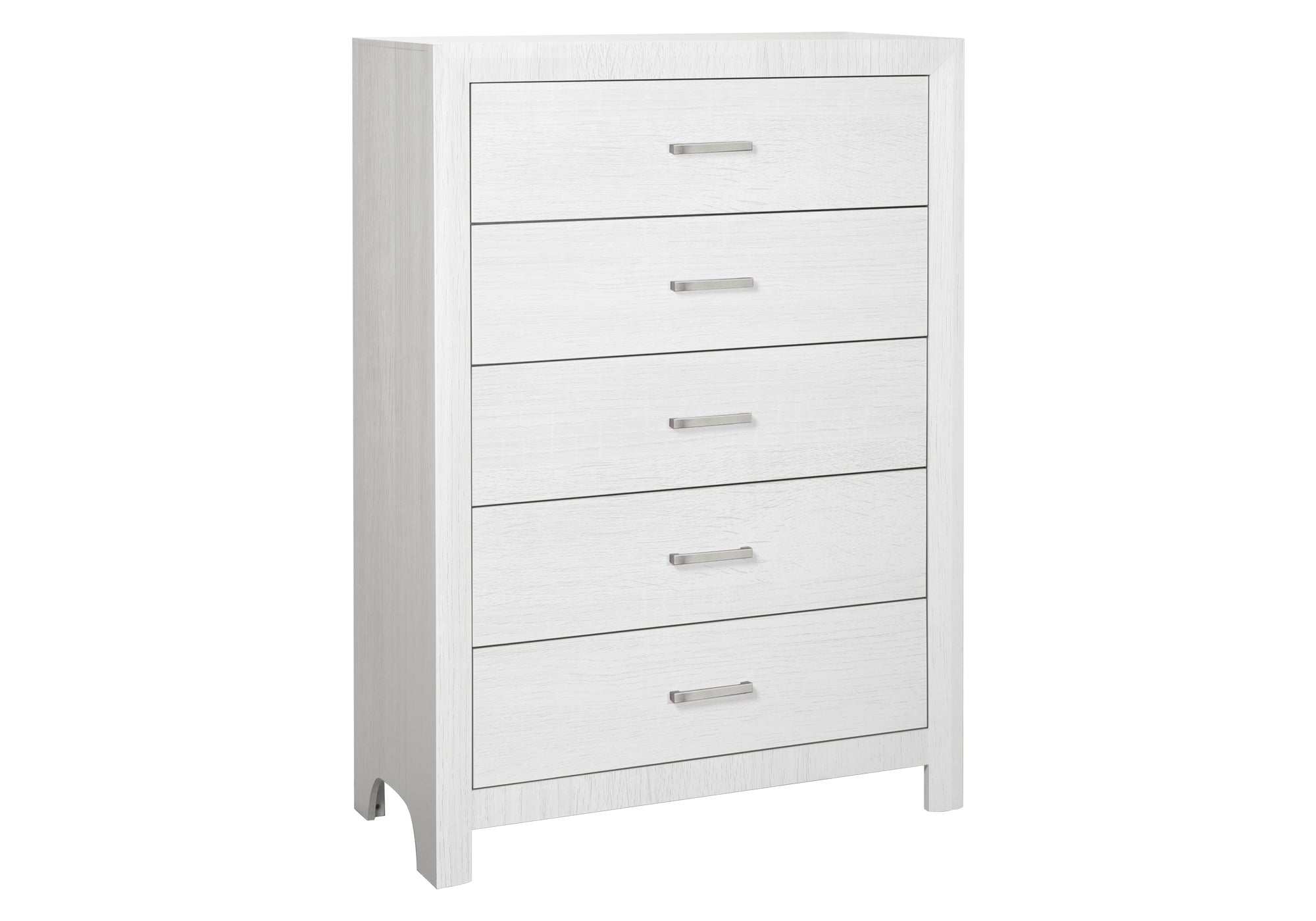 MN-545229    Bedroom Set, 5 Drawer Chest, White Wood Grain, Contemporary, Modern