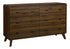 MN-385231    Bedroom Set, 6 Drawer Dresser, Walnut, Mid Century