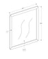 MN-395232    Bedroom Set, Wall Mirror, Walnut, Mid Century