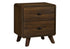 MN-405233    Bedroom Set, Two Drawer Nightstand, Walnut, Mid Century