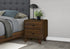 MN-405233    Bedroom Set, Two Drawer Nightstand, Walnut, Mid Century