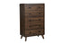 MN-415234    Bedroom Set, 5 Drawer Chest, Walnut, Mid Century