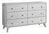 MN-435236    Bedroom Set, 6 Drawer Dresser, Grey Oak, Mid Century