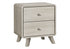 MN-455238    Bedroom Set, Two Drawer Nightstand, Grey Oak, Mid Century