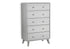 MN-465239    Bedroom Set, 5 Drawer Chest, Grey Oak, Mid Century