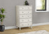 MN-465239    Bedroom Set, 5 Drawer Chest, Grey Oak, Mid Century