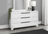 MN-485241    Bedroom Set, 6 Drawer Dresser, White Wood Grain, Contemporary, Modern