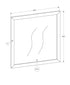 MN-495242    Bedroom Set, Wall Mirror, White Wood Grain, Contemporary, Modern