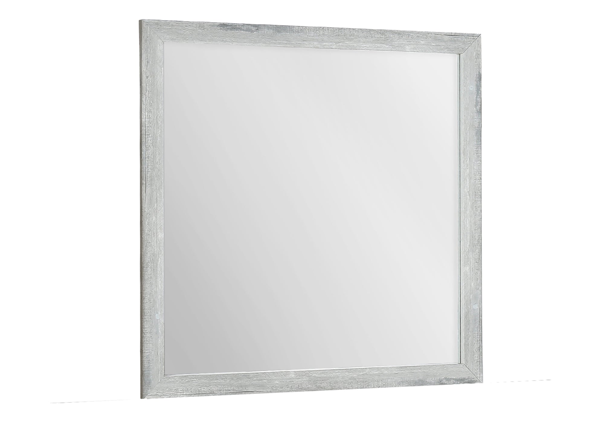 MN-545252    Bedroom Set, Wall Mirror, Grey Reclaimed, Contemporary, Modern