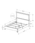 MN-575255Q    Bedroom Set, Queen Size Bed, Light Oak Laminate, Rustic Oak Laminate, Contemporary, Modern