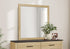 MN-595257    Bedroom Set, Wall Mirror, Light Oak Laminate, Contemporary, Modern
