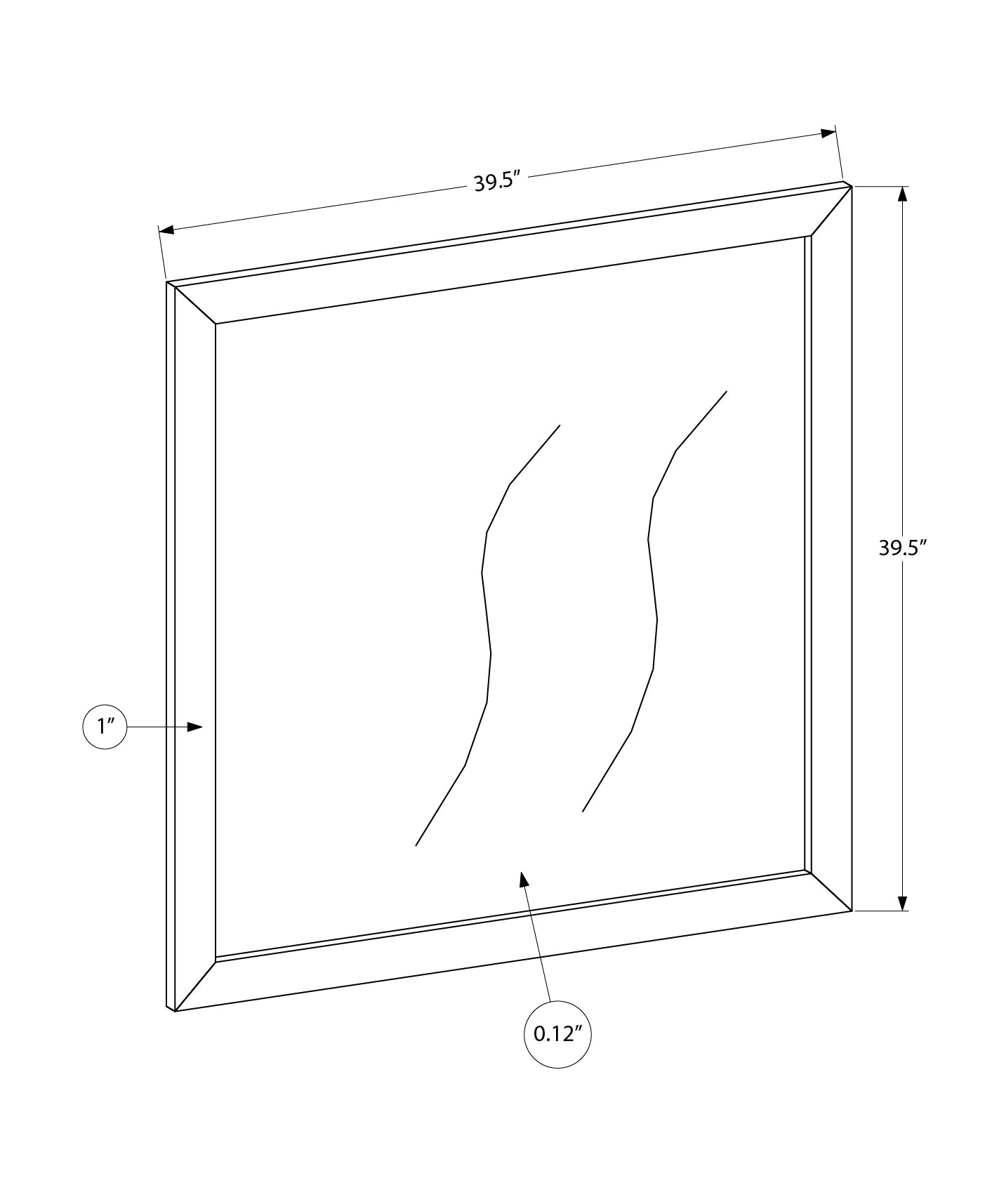 MN-645262    Bedroom Set, Wall Mirror, Bleached Oak, Transitional