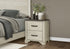 MN-655263    Bedroom Set, Two Drawer Nightstand, Bleached Oak, Brown Oak, Transitional
