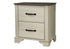 MN-655263    Bedroom Set, Two Drawer Nightstand, Bleached Oak, Brown Oak, Transitional
