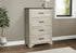 MN-665264    Bedroom Set, 4 Drawer Chest, Bleached Oak, Brown Oak, Transitional