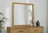 MN-695267    Bedroom Set, Wall Mirror, Medium Oak Laminate, Transitional