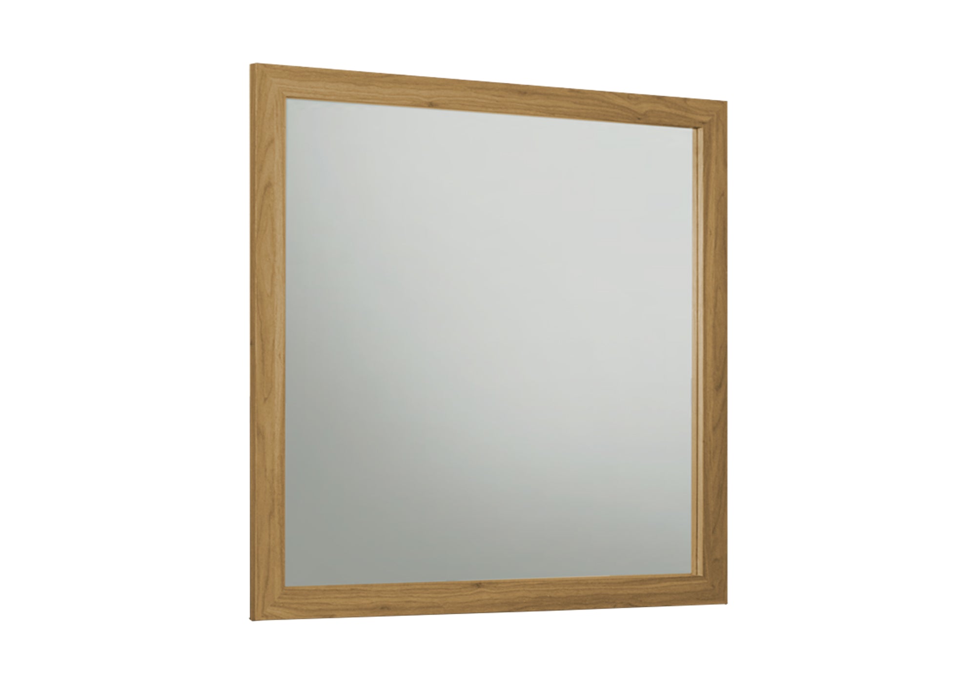 MN-695267    Bedroom Set, Wall Mirror, Medium Oak Laminate, Transitional
