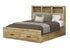 MN-775275Q    Bedroom Set, Queen Size Bed, Medium Oak Laminate, Transitional
