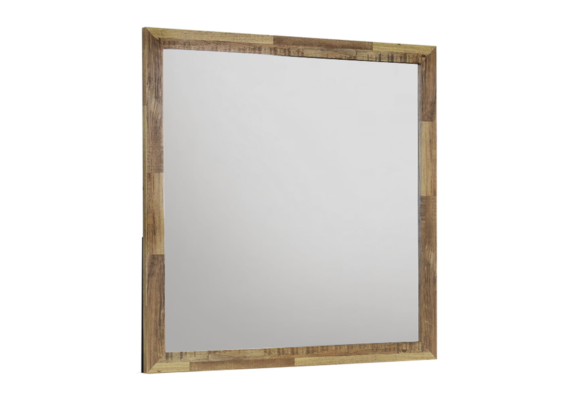 MN-795277    Bedroom Set, Wall Mirror, Medium Oak Laminate, Transitional