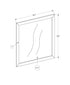 MN-795277    Bedroom Set, Wall Mirror, Medium Oak Laminate, Transitional