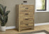 MN-815279    Bedroom Set, 4 Drawer Chest, Medium Oak Laminate, Transitional