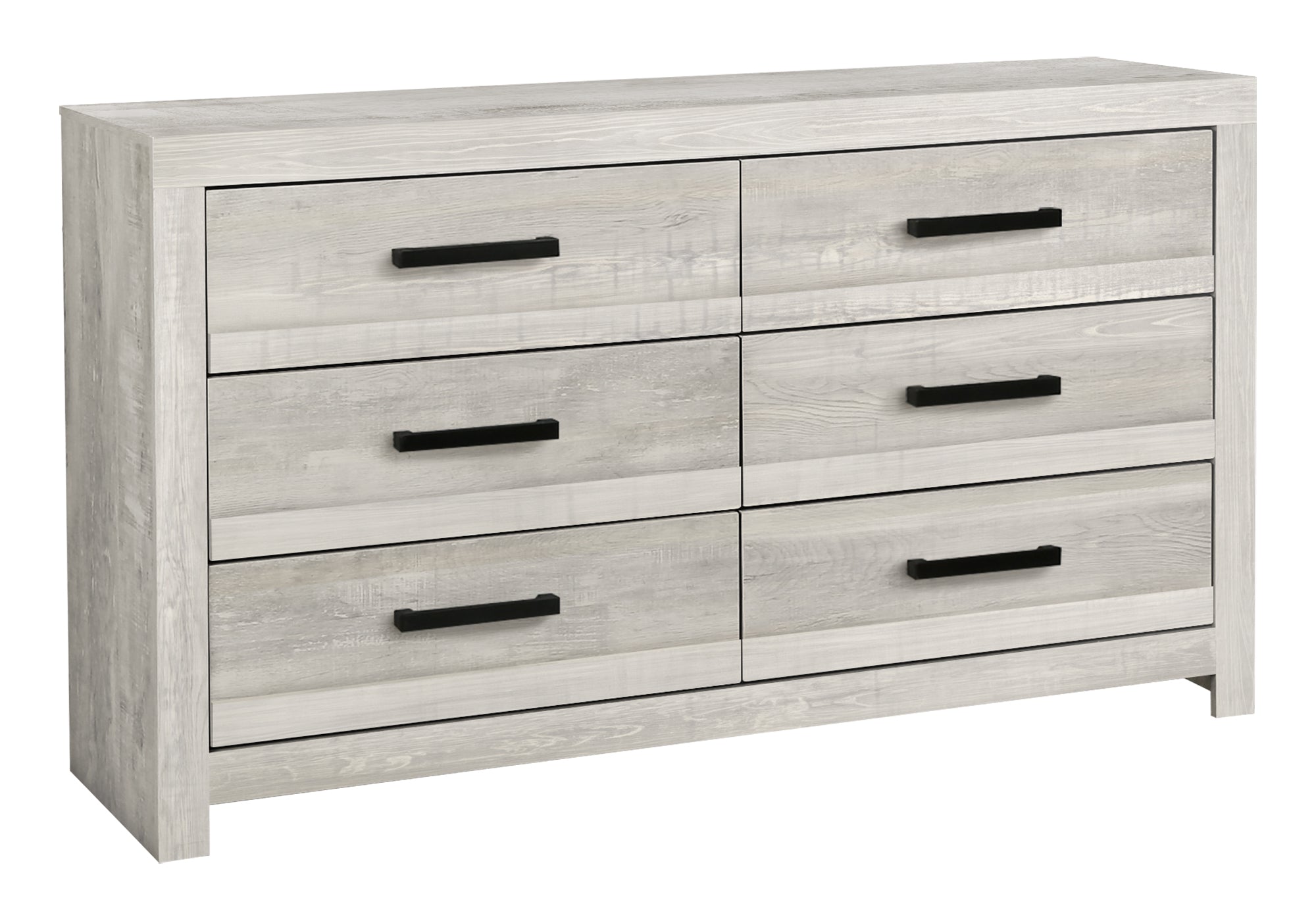 MN-835281    Bedroom Set, 6 Drawer Dresser, Grey Reclaimed, Contemporary, Modern