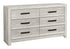 MN-835281    Bedroom Set, 6 Drawer Dresser, Grey Reclaimed, Contemporary, Modern