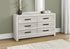 MN-835281    Bedroom Set, 6 Drawer Dresser, Grey Reclaimed, Contemporary, Modern