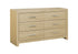 MN-165286    Bedroom Set, 6 Drawer Dresser, Natural Laminate, Contemporary, Modern