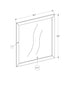 MN-175287    Bedroom Set, Wall Mirror, Natural Laminate, Contemporary, Modern