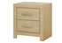 MN-185288    Bedroom Set, Two Drawer Nightstand, Natural Laminate, Contemporary, Modern