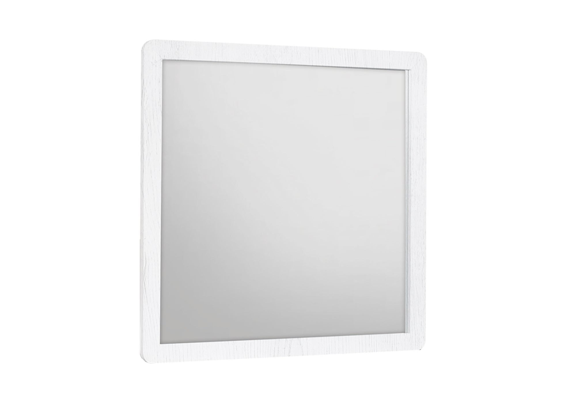 MN-895292    Bedroom Set, Wall Mirror, White Wood Grain, Mid Century, Modern