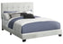 MN-505801Q    Bed, Queen Size, Upholstered, Frame Only, Bedroom, Light Grey Boucle, Transitional